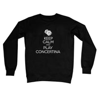 Keep Calm & Play Anglo Concertina Crew Neck Sweatshirt