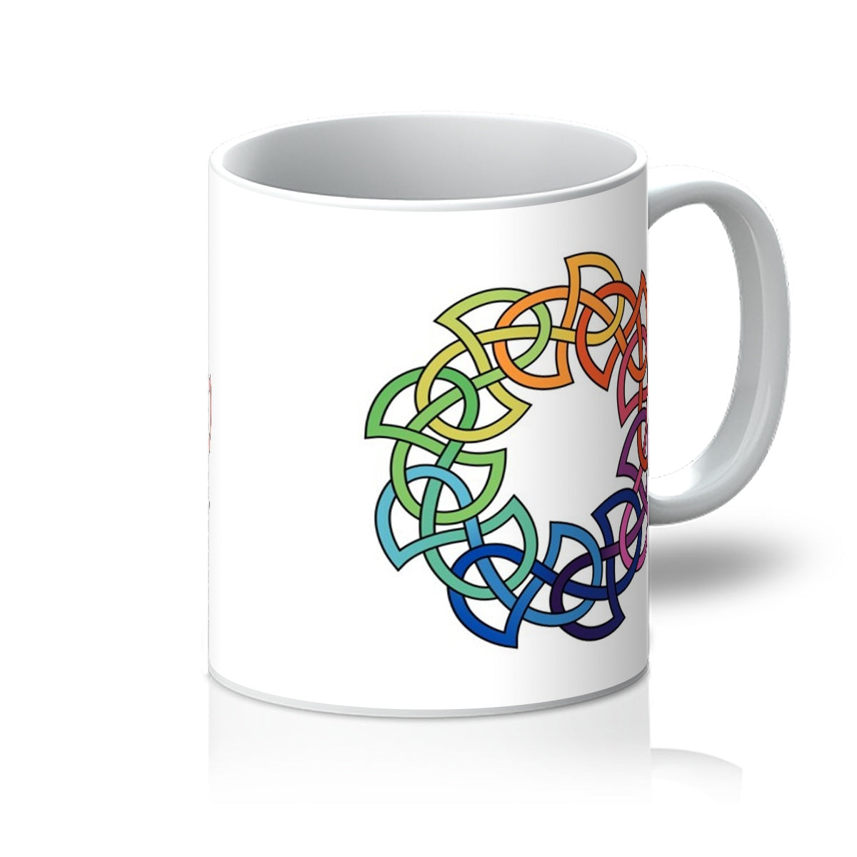 Rainbow Celtic Circle Mug