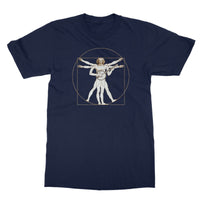 Da Vinci Vitruvian Man Banjo T-Shirt