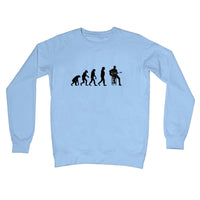 Evolution of Guitar Players Crew Neck Sweatshirt