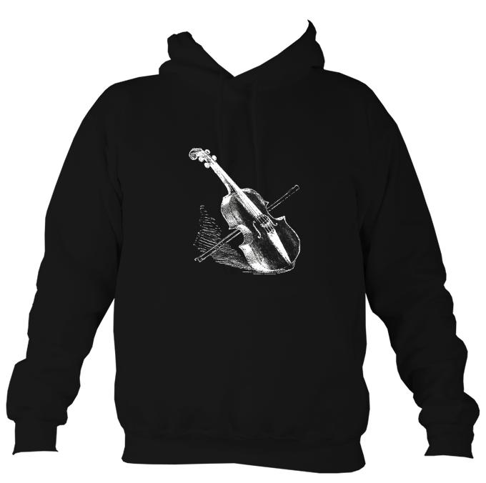 Fiddle and Bow Sketch Hoodie