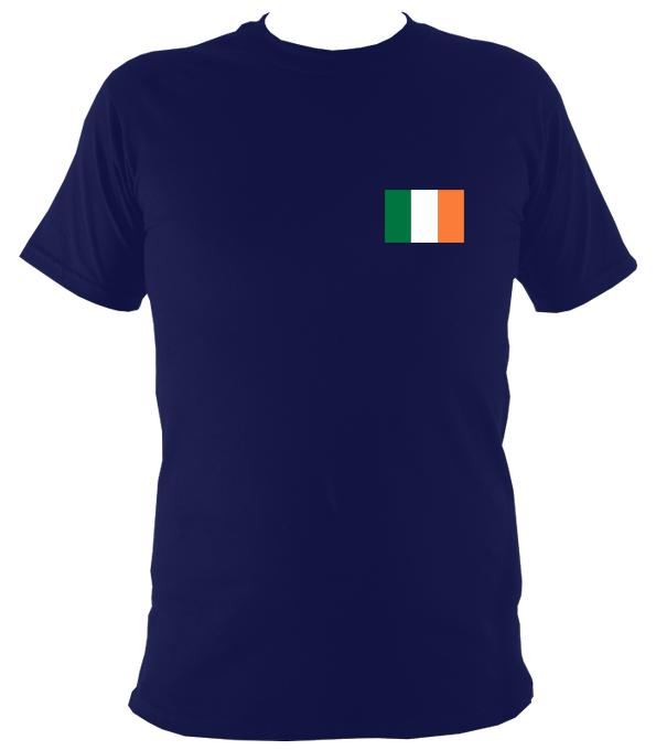 Irish Flag T-shirt - T-shirt - Navy - Mudchutney