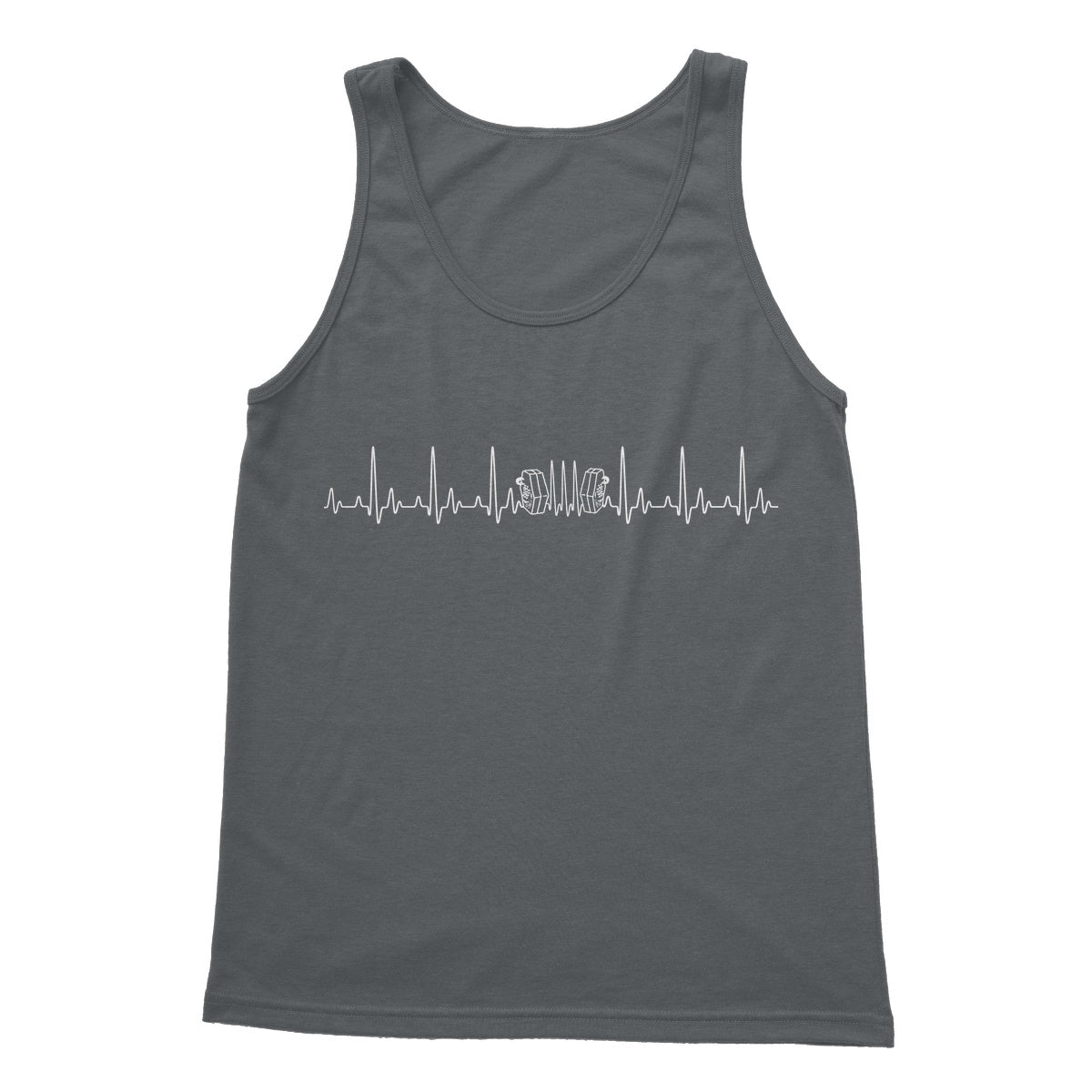 Heartbeat Concertina Tank Top