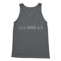 Heartbeat Concertina Tank Top