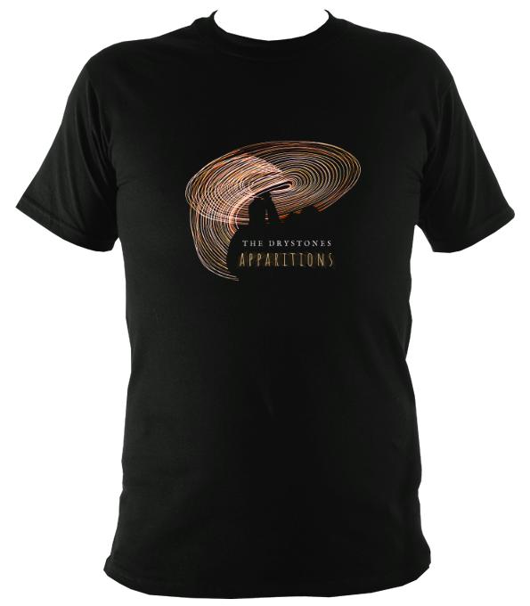 The Drystones "Apparitions" T-shirt - T-shirt - Black - Mudchutney
