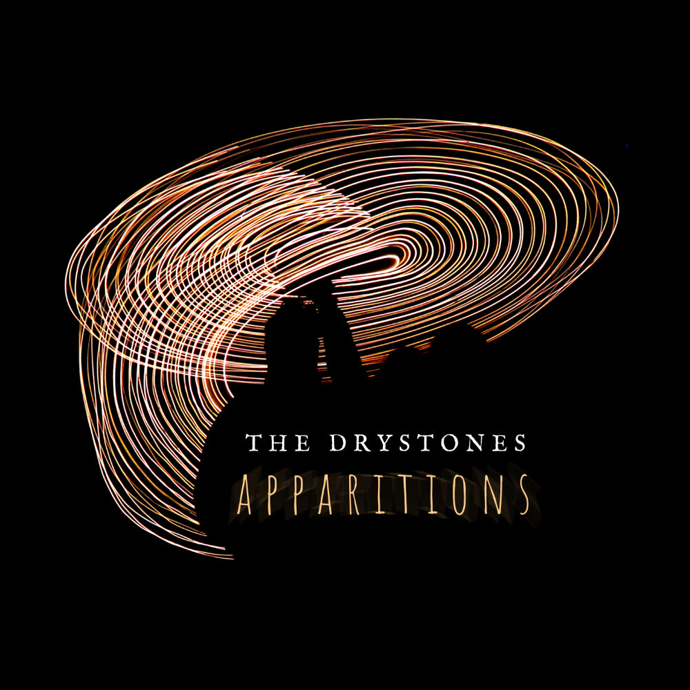 update alt-text with template The Drystones "Apparitions" Ladies Fitted T-shirt - T-shirt - Black - Mudchutney