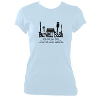 update alt-text with template Burwell Bash 2020 Ladies Fitted T-shirt - T-shirt - Light Blue - Mudchutney