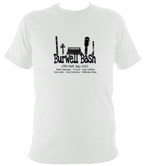 Burwell Bash 2020 T-shirt - T-shirt - White - Mudchutney
