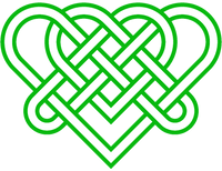 Celtic Triple Hearts Hoodie-Hoodie-Mudchutney