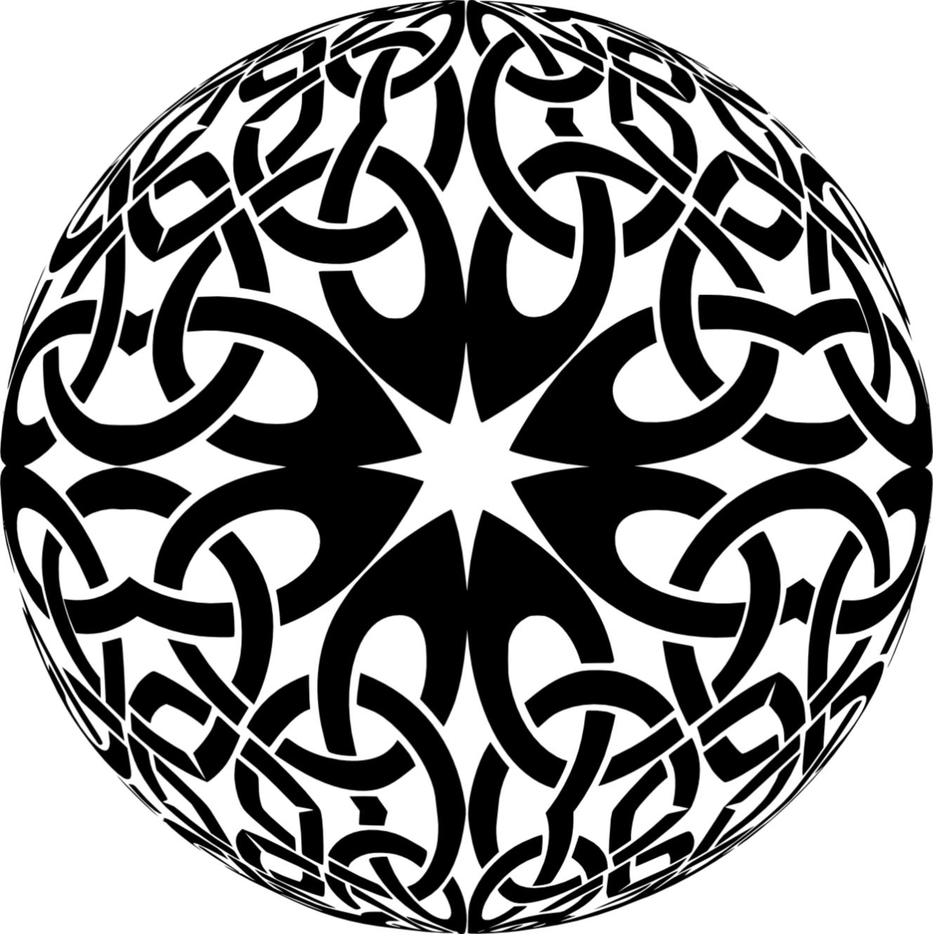Illusion Style Woven Celtic Globe Style Hoodie-Hoodie-Mudchutney