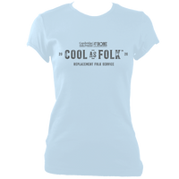 Cambridge Folk Festival Cool as Folk Fitted T-shirt