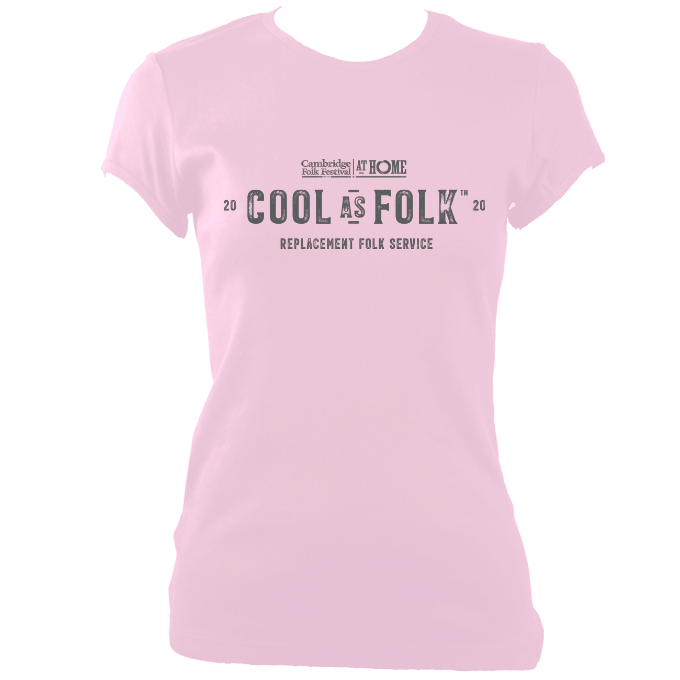Cambridge Folk Festival Cool as Folk Fitted T-shirt