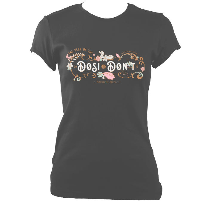 Cambridge Folk Festival Dosi-Don't Fitted T-shirt