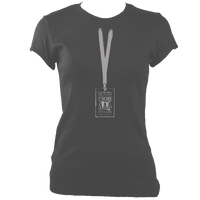 Cambridge Folk Festival "Access All Areas" Ladies Fitted T-Shirt