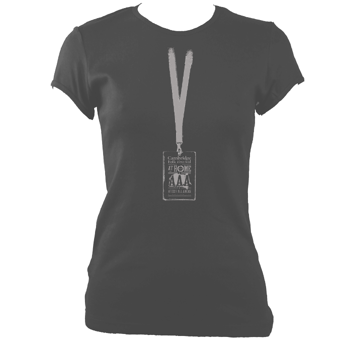 Cambridge Folk Festival "Access All Areas" Ladies Fitted T-Shirt