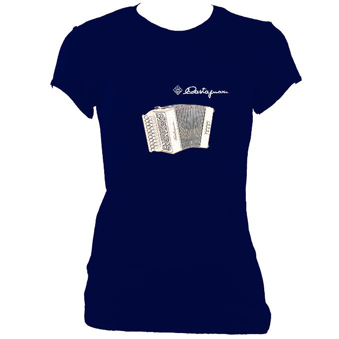 update alt-text with template Castagnari Lilly Ladies Fitted T-shirt - T-shirt - Navy - Mudchutney