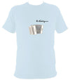 Castagnari Lilly Melodeon T-Shirt - T-shirt - Light Blue - Mudchutney