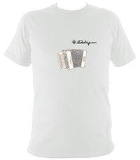 Castagnari Lilly Melodeon T-Shirt - T-shirt - White - Mudchutney