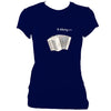 update alt-text with template Castagnari Tommy Ladies Fitted T-shirt - T-shirt - Navy - Mudchutney