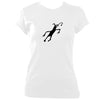 update alt-text with template Caveman Painting Ladies Fitted T-shirt - T-shirt - White - Mudchutney