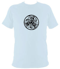 Celtic Tribal Spiral T-shirt - T-shirt - Light Blue - Mudchutney