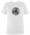Celtic Tribal Spiral T-shirt - T-shirt - White - Mudchutney