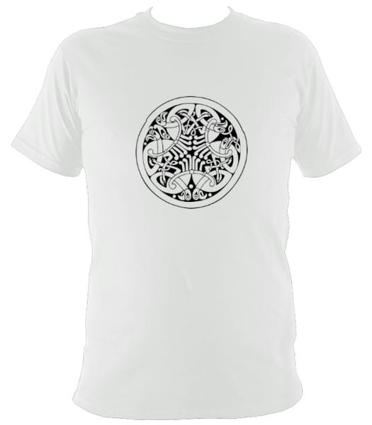 Traditional Celtic Birds T-shirt - T-shirt - White - Mudchutney