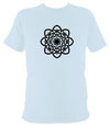 Inter-woven Celtic Flower T-shirt - T-shirt - Light Blue - Mudchutney