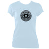 update alt-text with template Celtic Globe Ladies Fitted T-shirt - T-shirt - Light Blue - Mudchutney