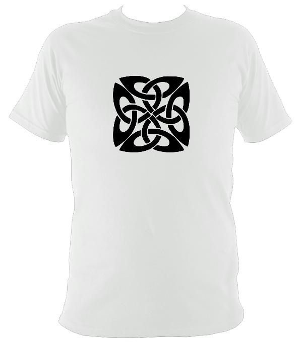 Celtic Square-ish Knot T-Shirt - T-shirt - White - Mudchutney
