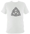 Celtic Triangular Knot T-shirt - T-shirt - White - Mudchutney