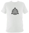 Triqueta Celtic Motif T-shirt - T-shirt - White - Mudchutney