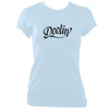 update alt-text with template Doolin Irish Band Ladies Fitted T-shirt - T-shirt - Pale Blue - Mudchutney