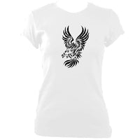 update alt-text with template Eagle Ladies Fitted T-shirt - T-shirt - White - Mudchutney