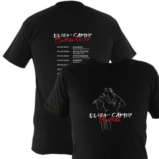 Eliza Carthy Restitute Tour 2020 T-shirt - T-shirt - Black - Mudchutney