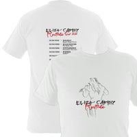 Eliza Carthy Restitute Tour 2020 T-shirt - T-shirt - White - Mudchutney