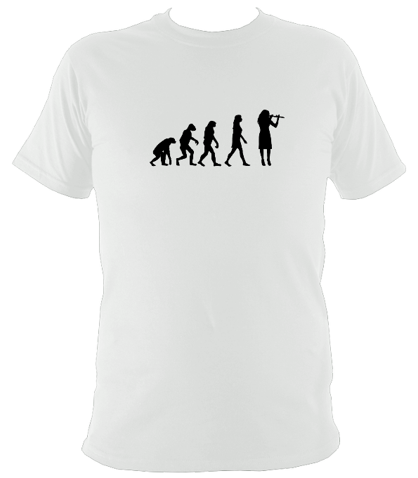 Evolution of Female Fiddle Players T-shirt