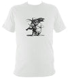 Fiddle Playing Goblin T-shirt - T-shirt - White - Mudchutney