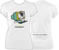 Virtually Folk East Women's Fitted T-Shirt