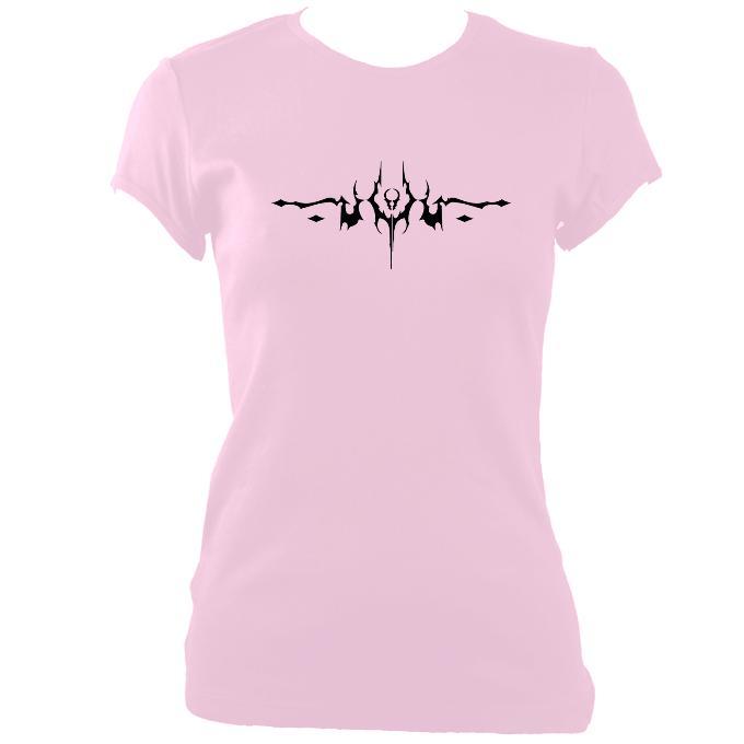 update alt-text with template Gothic Tattoo Ladies Fitted T-shirt - T-shirt - Light Pink - Mudchutney