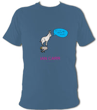 Ian Carr - "I like your taste in music" T-shirt - T-shirt - Sapphire - Mudchutney