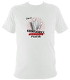 I'm an Obsessive Accordion Player OAP Quote T-Shirt - T-shirt - White - Mudchutney