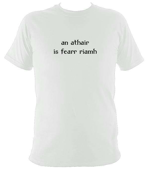 Irish Gaelic Best Dad Ever T-shirt - T-shirt - White - Mudchutney