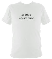 Irish Gaelic Best Dad Ever T-shirt - T-shirt - White - Mudchutney