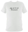 Irish Gaelic "Kiss me I'm Irish" T-shirt - T-shirt - White - Mudchutney