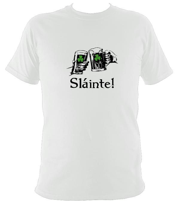 Irish Slainte T-shirt - T-shirt - White - Mudchutney