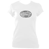 update alt-text with template Lachenal Concertina Logo Ladies Fitted T-shirt - T-shirt - White - Mudchutney