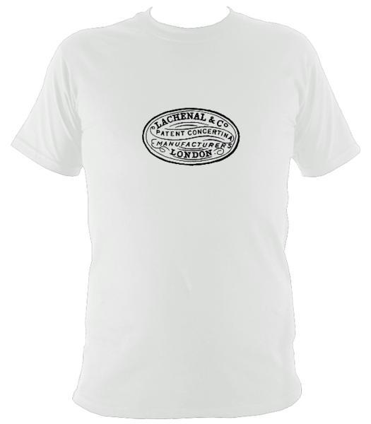 Lachenal Concertina Logo T-shirt - T-shirt - White - Mudchutney