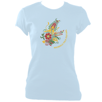 Rochdale Folk Festival 2021 Ladies Fitted T-shirt