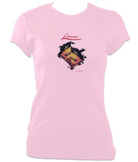 Lunasa Cas Ladies Fitted T-shirt - Pink